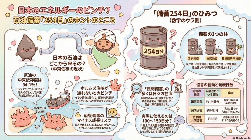 石油備蓄 実は4カ月分！？